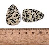 Natural Dalmatian Jasper Pendants G-Q601-38C-3