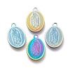 Ion Plating(IP) 304 Stainless Steel Lady of Guadalupe Charms STAS-M228-Q01-M-1