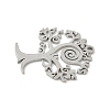 304 Stainless Steel Pendants STAS-V016-09P-2