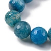 Natural Dragon Veins Agate(Dyed & Heated) Beads Strands G-K390-A15-01-3