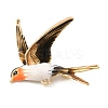 Bird Enamel Pins JEWB-S034-05G-A-1