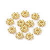 Tibetan Style Alloy Daisy Spacer Beads X-LF0991Y-G-RS-1