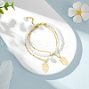 12Pcs 2 Colors 201 Stainless Steel Pendants STAS-UN0052-24-2