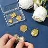 5Pcs 5 Styles Brass Locket Pendants KK-FS0001-90-8