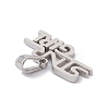 Non-Tarnish 304 Stainless Steel Charms STAS-G284-06P-3