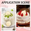 21Pcs Birthday Theme Mirror Effect Acrylic Birthday Cupcake Insert Card Decoration AJEW-SP0001-75-5