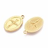 Ion Plating(IP) 201 Stainless Steel Pendants STAS-N109-240G-2
