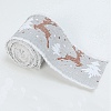 Christmas Theme Wired Linen Ribbon OCOR-G013-01C-1