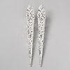Hollow out Iron Finger Nail Tip Claw Rings AJEW-WH0282-34A-1