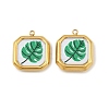 Printed 304 Stainless Steel Pendants STAS-P419-07G-05-1
