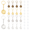 20Pcs 4 Color Alloy Keychain KEYC-DC00017-1