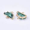 Transparent Glass Links connectors GLAA-T007-16D-2