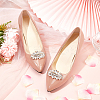 2Pcs Alloy Rhinestone Shoe Decorations FIND-CP0002-21-4