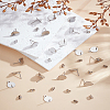 20Pcs 304 Stainless Steel Stud Earring Findings STAS-LP0001-77-3