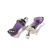 Natural Amethyst Pendants G-K322-01C-P-01-3