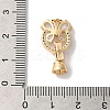 Brass Micro Pave Cubic Zirconia Fold Over Clasps KK-B098-06G-01-3