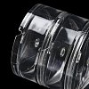 (Defective Closeout Sale: Scratched) Round Plastic Bead Containers LS-CON-XCP0002-39-3