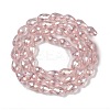 Transparent Electroplate Glass Beads Strands LS-EGLA-N013-T8mm-B18-2
