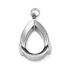 304 Stainless Steel Rhinestone Claw Settings STAS-U042-04B-P-1