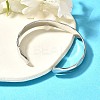 Non-Tarnish 304 Stainless Steel Cuff Bangles BJEW-K267-03P-4
