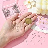 100Pcs 3 Styles 316 Surgical Stainless Steel Earring Hooks FIND-YW0005-50-4
