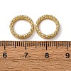 Brass Clear Cubic Zirconia Bead Frame KK-A270-05G-3