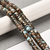 Synthetic Regalite/Imperial Jasper/Sea Sediment Jasper Beads Strands G-F765-N01-02-2