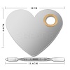 Stainless Steel Color Palette and Double Head Spoon Palette Spatulas Stick Rod MRMJ-G001-85-2