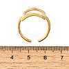 304 Stainless Steel Open Cuff Rings RJEW-M072-05G-3
