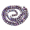 Electroplate Glass Beads Strands EGLA-N002-13-A02-2
