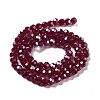 Electroplate Transparent Glass Beads Strands EGLA-A035-T4mm-A02-2