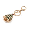Christmas Tree Alloy Rhinestone Pendant Decoration Keychains LS-KEYC-B019-01-2
