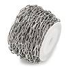 Stainless Steel Oval Paperclip Chains CHS-G040-01A-P-2
