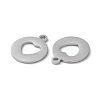 Non-Tarnish 304 Stainless Steel Charms STAS-Q303-11P-2