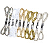 10 Skeins 5 Colors 12-Ply Metallic Polyester Embroidery Floss OCOR-CY0002-08-6