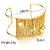 Bold 304 Stainless Steel & Crystal Rhinestone Cuff Bangles WG0C4B1-01-3