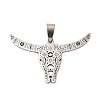201 Stainless Steel Pendants STAS-V013-12P-1