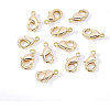 Brass Lobster Claw Clasps KK-BC0005-79G-NF-5