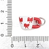 304 Stainless Steel Enamel Pendants STAS-L312-04P-01-3