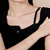 60Pcs 2 Styles Tarnish Resistant 304 Stainless Steel Pendants STAS-LP0002-57-3