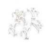 Silver Color Plated Alloy Letter Pendants LS-PALLOY-J718-01S-Y-2