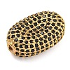 Rack Plating Brass Micro Pave Cubic Zirconia Charms KK-G513-74A-01G-2