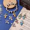 20Pcs 10 Color Evil Eye Lampwork Pendants FIND-CJ0001-69-6