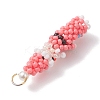 Easter Glass Seed Beaded Dwarf Pendants PALLOY-MZ01037-5