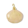 Brass Enamel Pendants KK-E110-07G-2