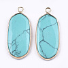 Synthetic Turquoise Pendants G-T112-23D-2