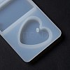 DIY Heart & Rectangle Pendant Food Grade Silicone Molds LS-SIMO-C003-04-4
