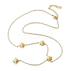 304 Stainless Steel Star Pendant Y Necklaces for Women LS-NJEW-Q026-01G-4