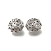 Brass Micro Pave Magenta Cubic Zirconia Beads KK-M318-44P-02-2