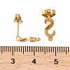 Ion Plating(IP) 304 Stainless Steel Stud Earrings FIND-Q103-01S-G-3